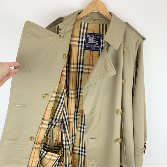 Burberry Other - Burberry Vintage Nova Check Classic Trench Coat Size 40L